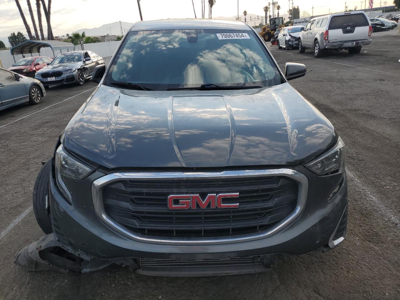 2018 GMC Terrain VIN 3GKALMEV4JL312631 Copart auction photo, front end / side damage thumbnail 5