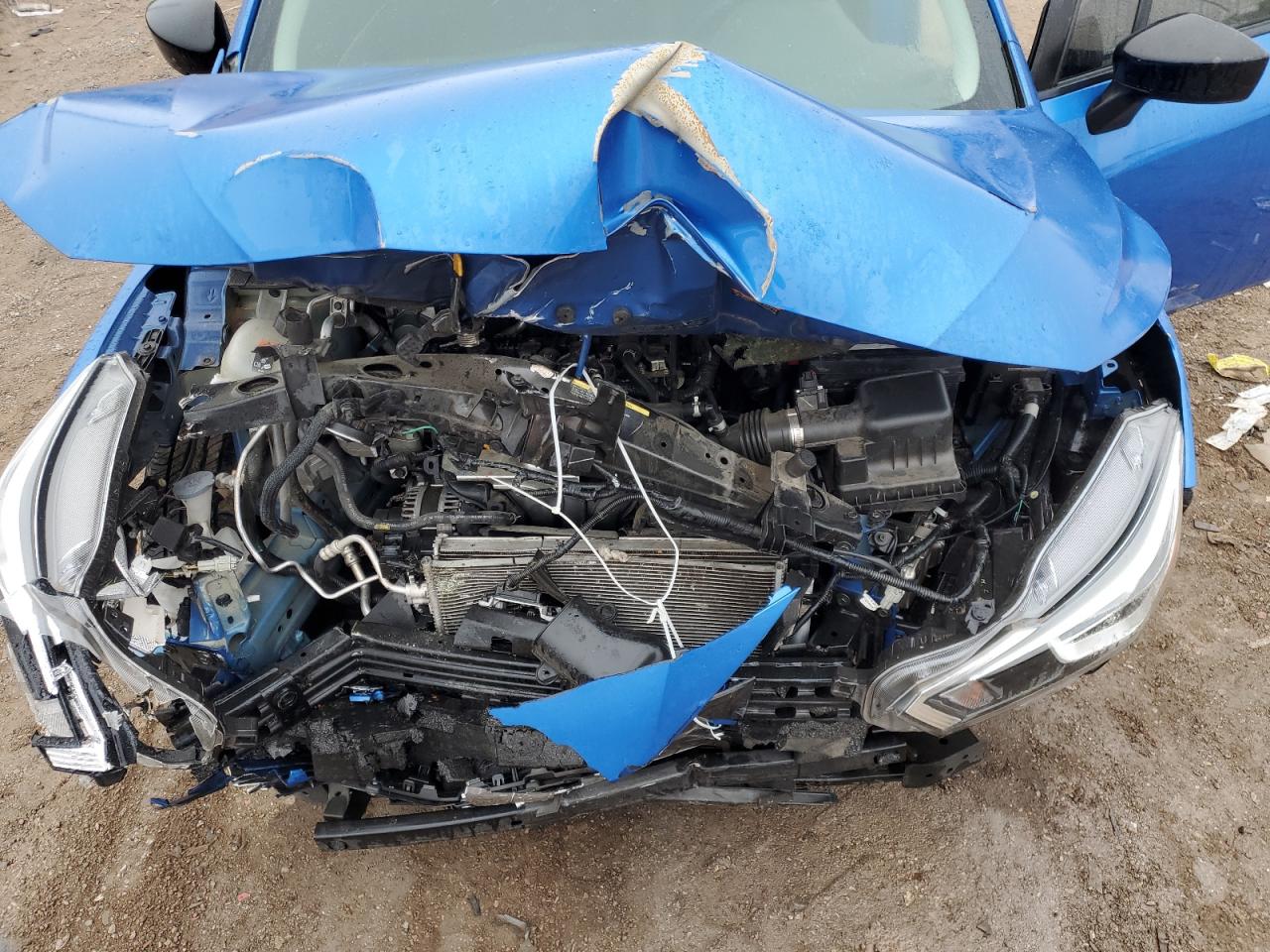 2021 Nissan Versa VIN 3N1CN8DV3ML818806 Copart auction photo, frame damage / front end damage thumbnail 11