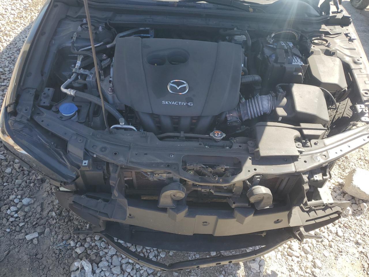 2021 Mazda 3 VIN JM1BPABL2M1335391 Copart auction photo, front end / mechanical damage thumbnail 11