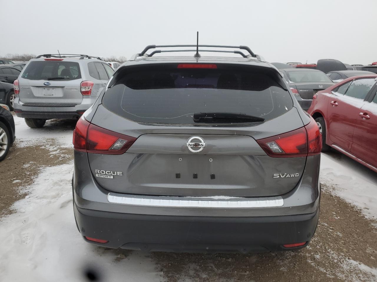 2019 Nissan Rogue VIN JN1BJ1CRXKW345805 Copart auction photo, side / rear end damage thumbnail 6