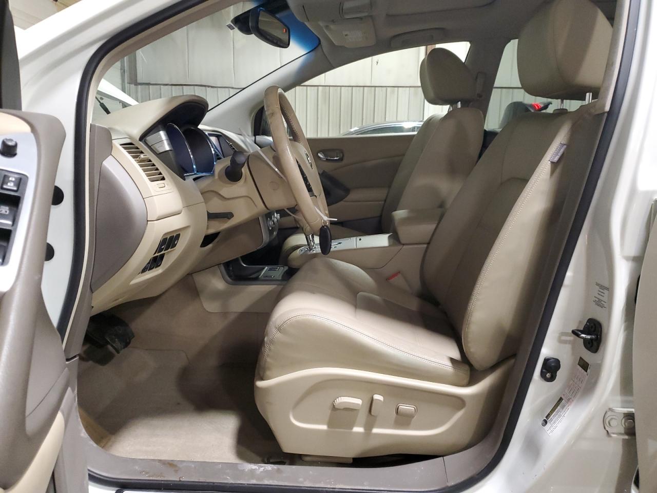 2014 Nissan Murano VIN JN8AZ1MW8EW515027 Copart auction photo, front end / side damage thumbnail 7