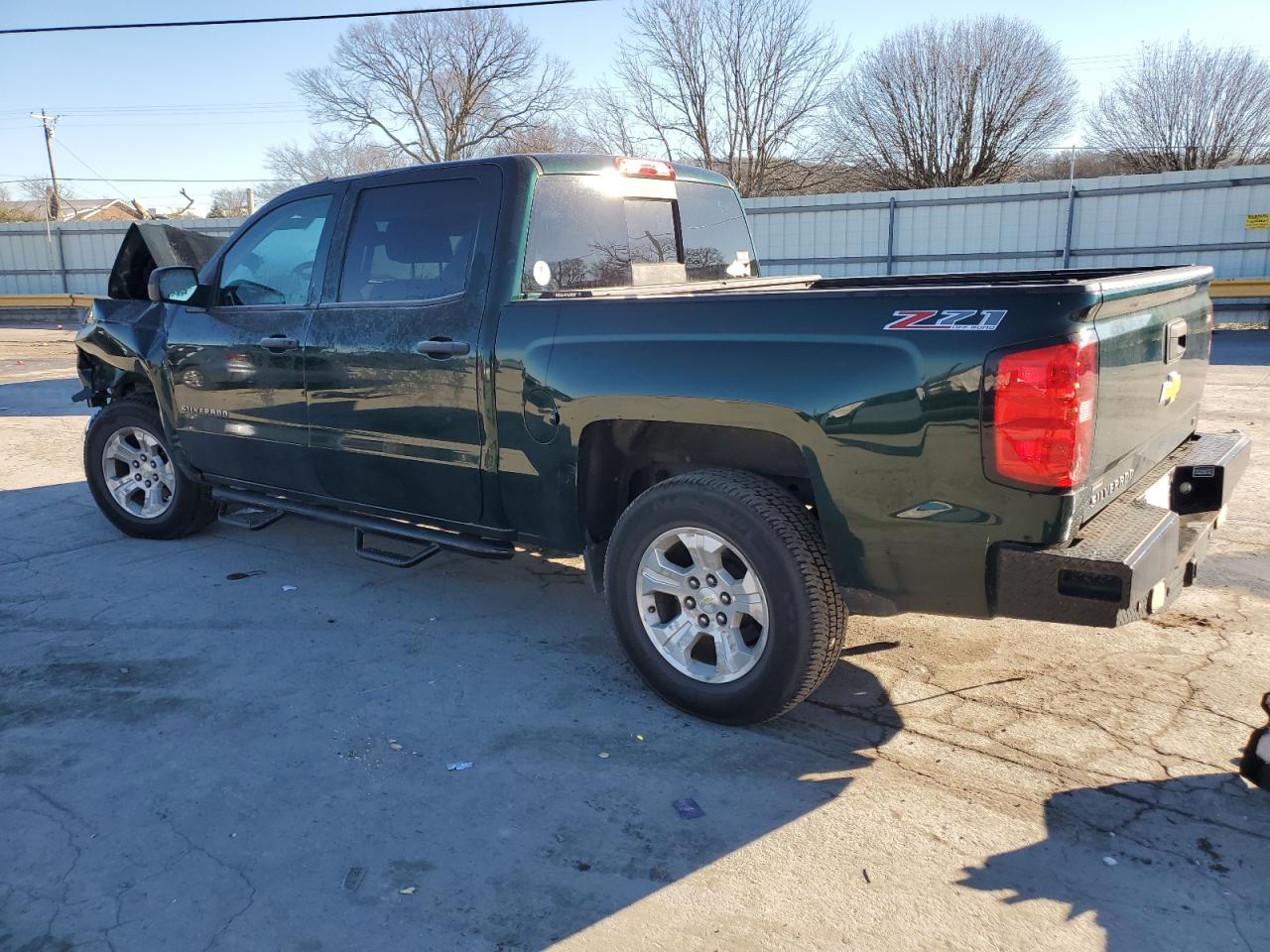 2014 Chevrolet Silverado VIN 3GCUKREC9EG487317 Copart auction photo, front end damage thumbnail 2