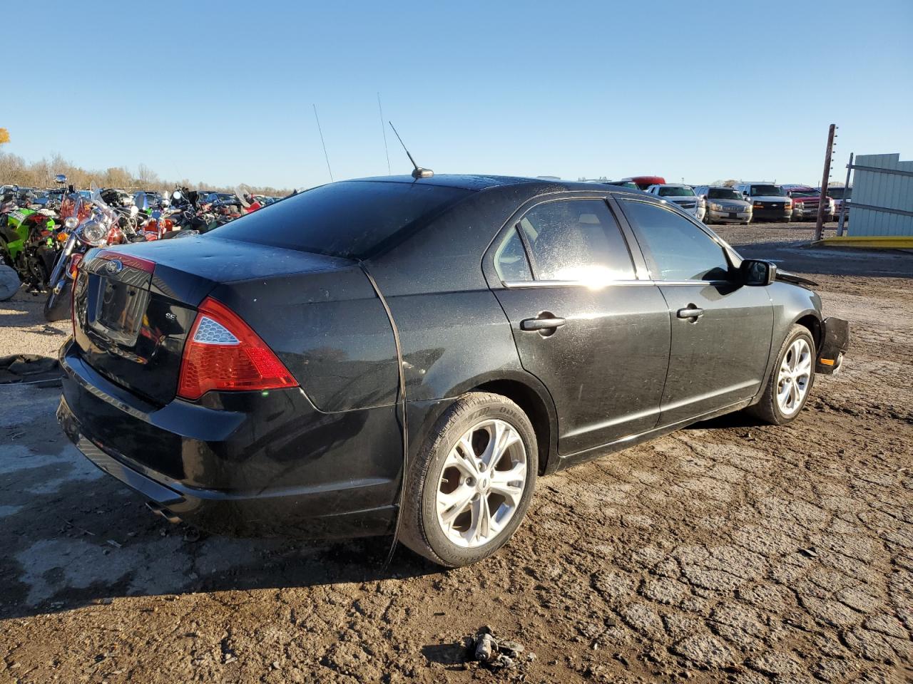 2012 Ford Fusion VIN 3FAHP0HA9CR377058 Copart auction photo, front end damage thumbnail 3
