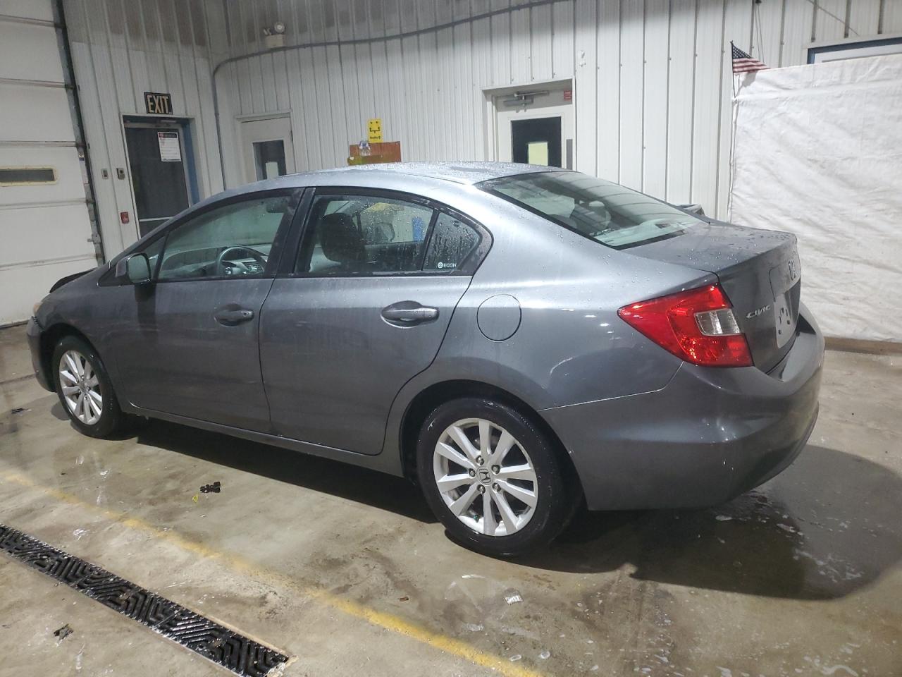 2012 Honda Civic VIN 2HGFB2F86CH318011 Copart auction photo, front end damage thumbnail 2