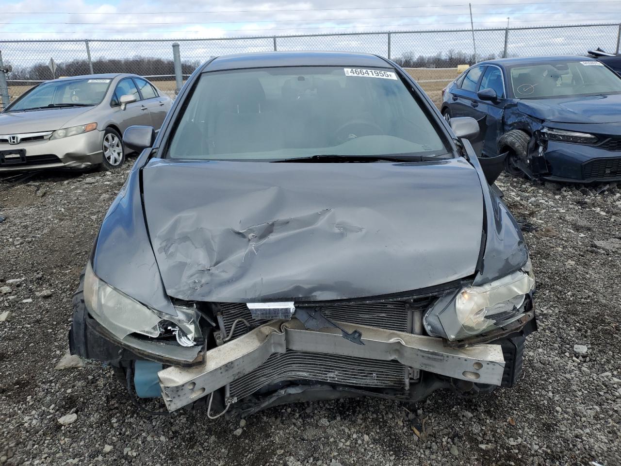 2009 Honda Civic VIN 2HGFA16519H352725 Copart auction photo, front end / rear end damage thumbnail 5