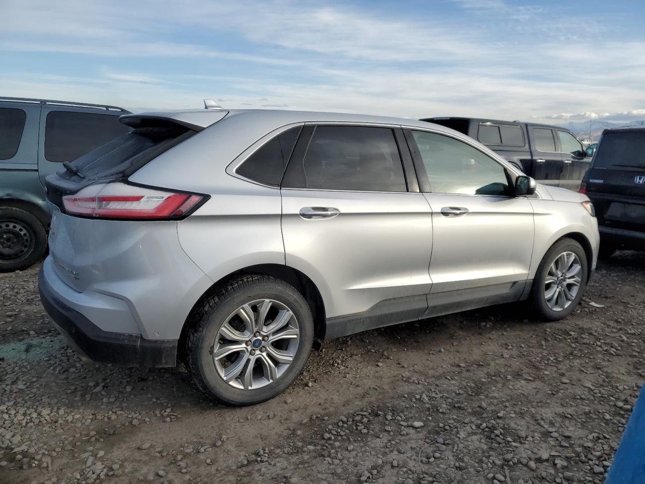 2019 Ford Edge VIN 2FMPK4K9XKBB55163 Copart auction photo, normal wear damage thumbnail 3