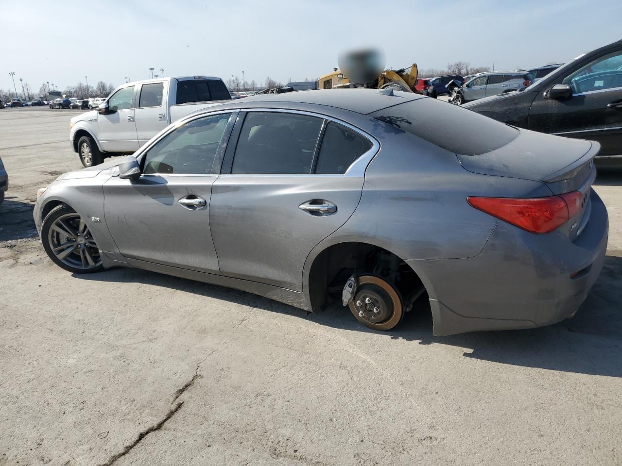2016 Infiniti Q50 VIN JN1EV7AR1GM344455 Copart auction photo, all over damage thumbnail 2