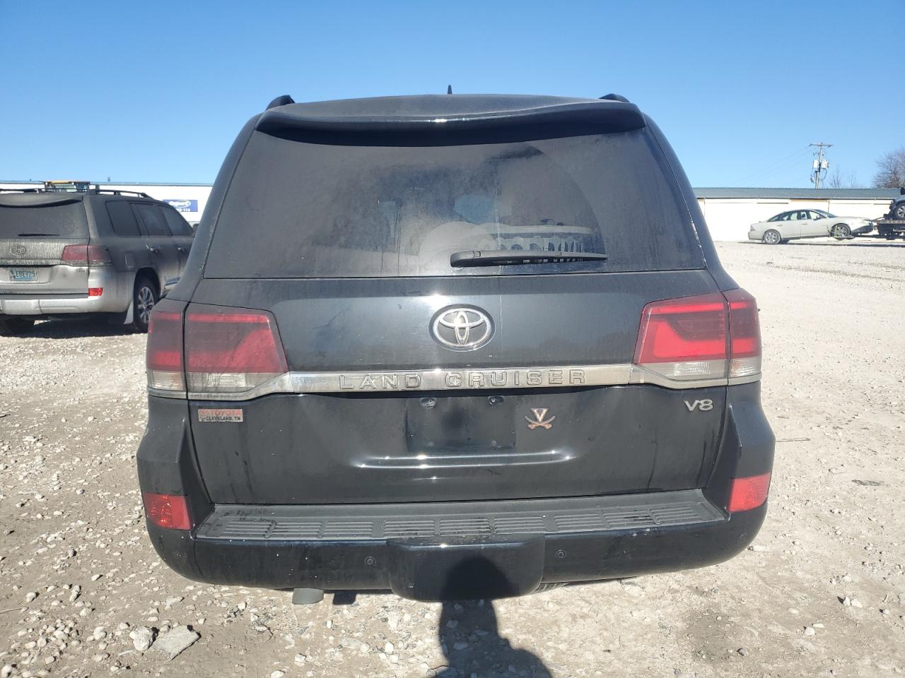 2021 Toyota Land Cruiser VIN JTMCY7AJ2M4101660 Copart auction photo, burn damage thumbnail 6