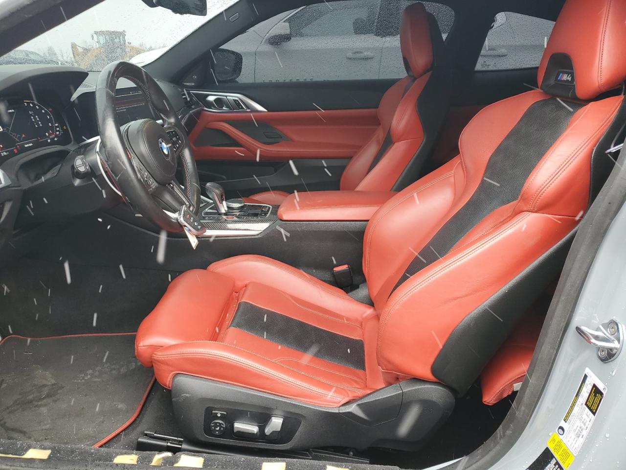 2022 BMW M4 VIN WBS33AZ09NCK07191 Copart auction photo, rear end / front end damage thumbnail 7