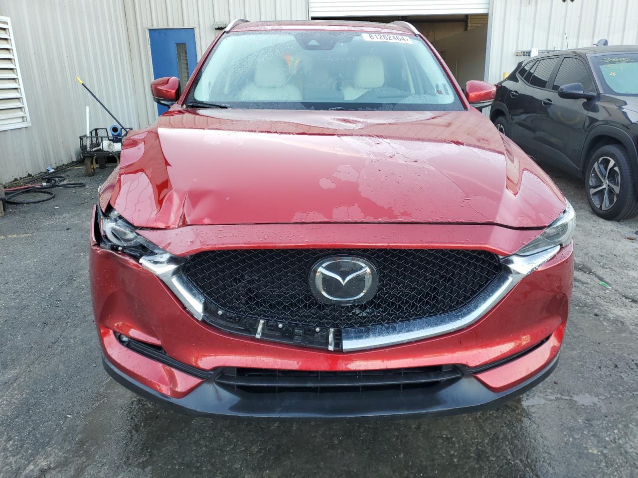 2018 Mazda CX-5 VIN JM3KFADMXJ0434767 Copart auction photo, rear end / front end damage thumbnail 5