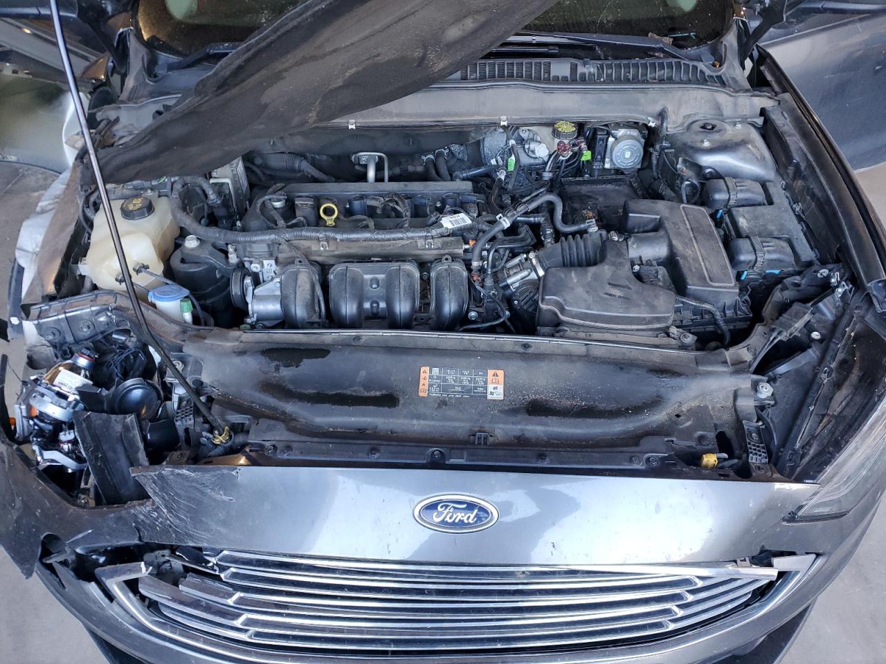 2017 Ford Fusion VIN 3FA6P0H73HR142657 Copart auction photo, front end / minor dent/scratches damage thumbnail 11
