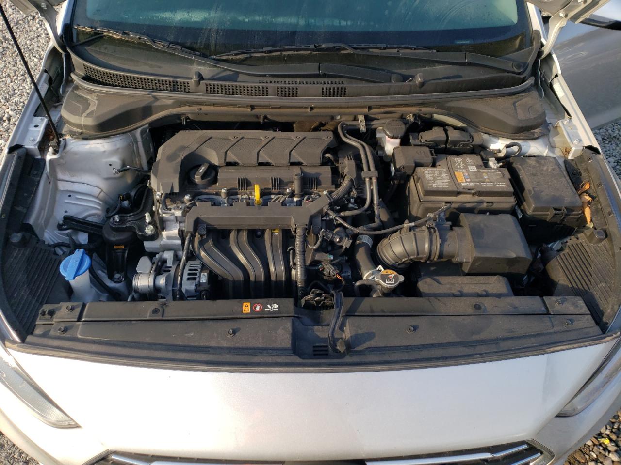 2022 Hyundai Accent VIN 3KPC24A63NE187136 Copart auction photo, side damage thumbnail 11