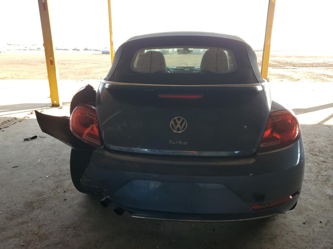 2017 Volkswagen Beetle VIN 3VW517ATXHM815980 Copart auction photo, rear end damage thumbnail 6