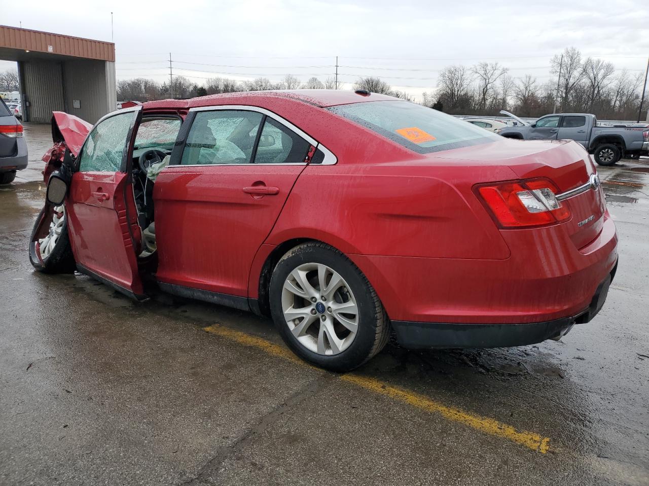 2011 Ford Taurus VIN 1FAHP2EW5BG121758 Copart auction photo, front end / side damage thumbnail 2