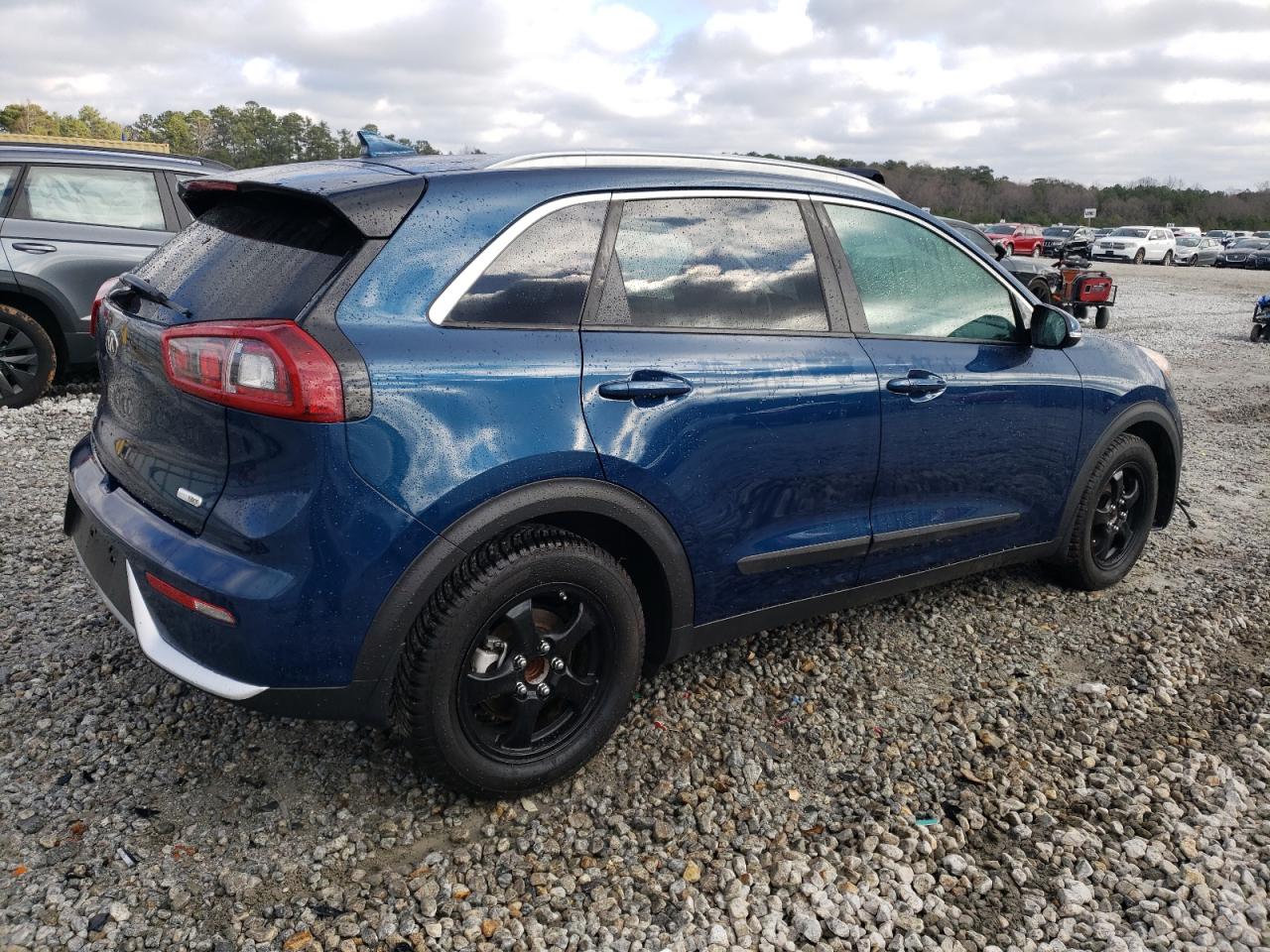 2017 KIA Niro VIN KNDCC3LC4H5037918 Copart auction photo, all over damage thumbnail 3