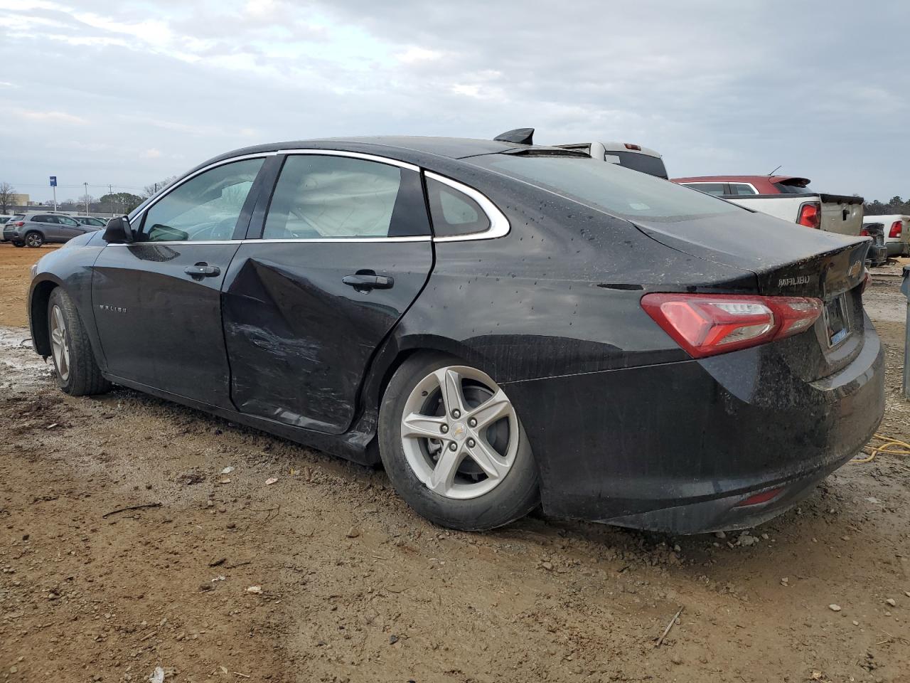 2022 Chevrolet Malibu VIN 1G1ZD5ST8NF194984 Copart auction photo, side damage thumbnail 2