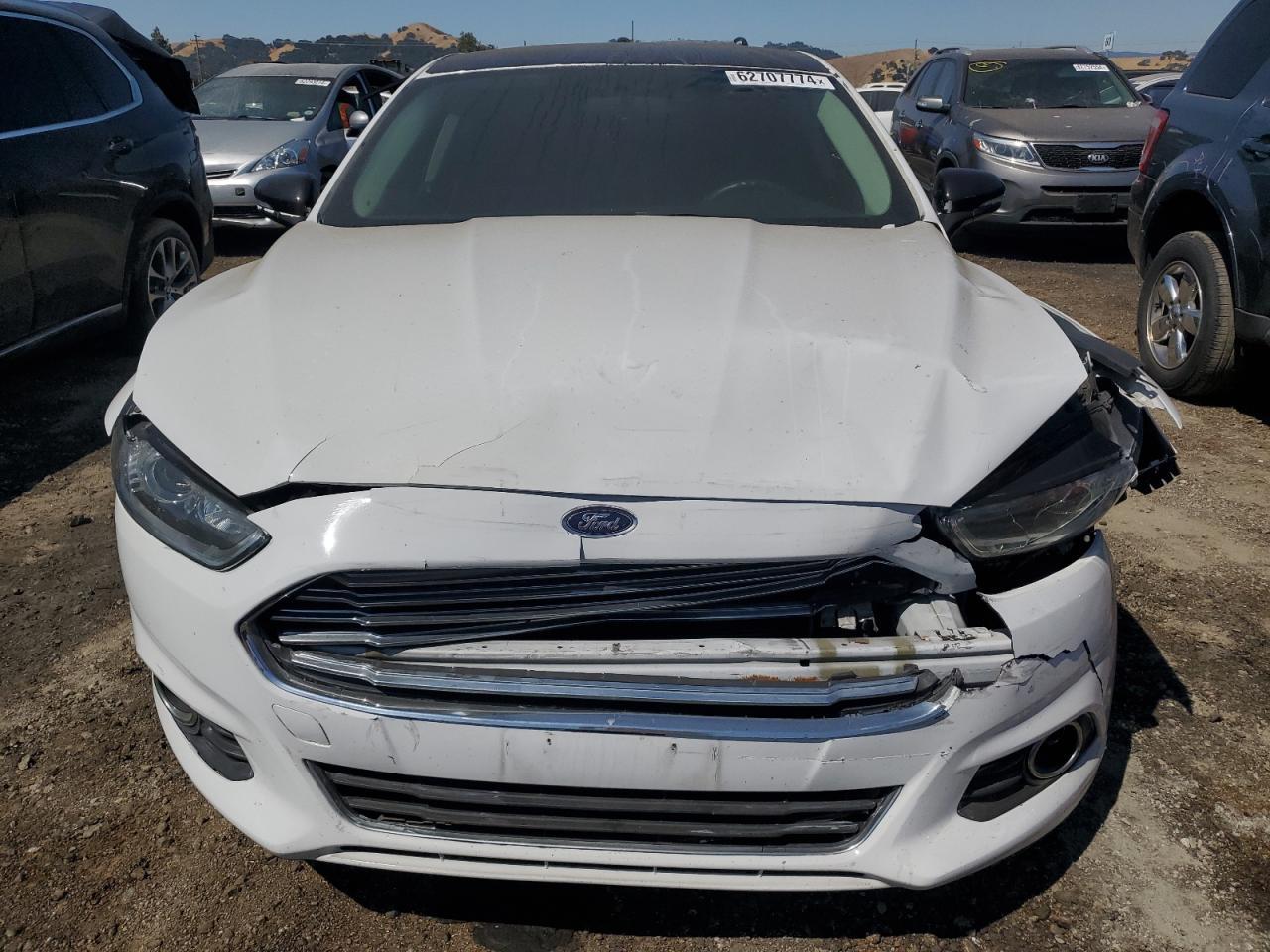 2016 Ford Fusion VIN 3FA6P0LU7GR405048 Copart auction photo, front end damage thumbnail 5