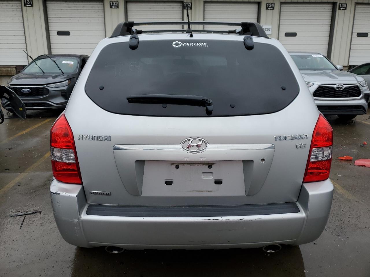 2007 Hyundai Tucson VIN KM8JN12D77U621326 Copart auction photo, front end damage thumbnail 6