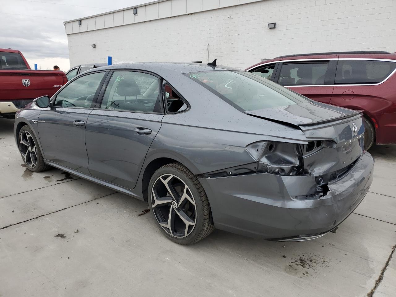 2020 Volkswagen Passat VIN 1VWMA7A31LC020130 Copart auction photo, rear end damage thumbnail 2