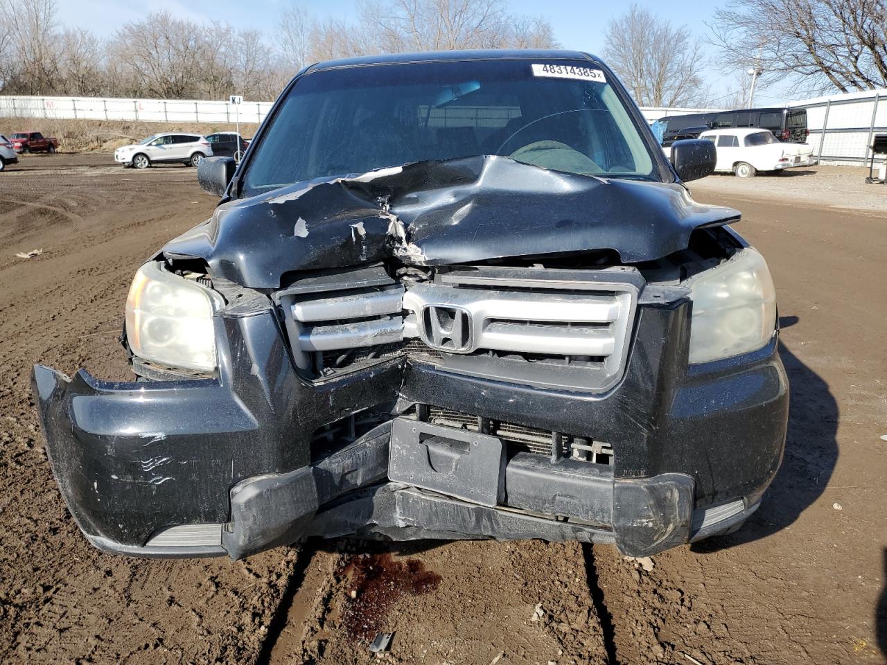2006 Honda Pilot VIN 2HKYF18156H547572 Copart auction photo, front end / minor dent/scratches damage thumbnail 5