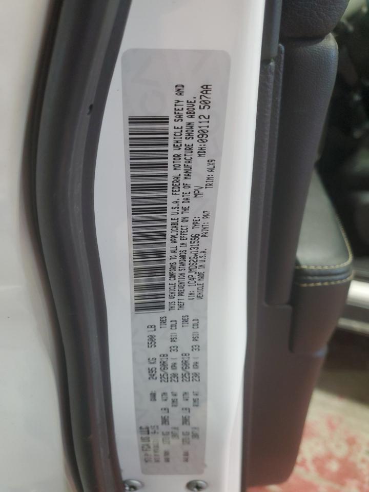 2016 Jeep Grand Cherokee VIN 1C4PJMDS2GW131596 Copart auction photo, front end damage thumbnail 15