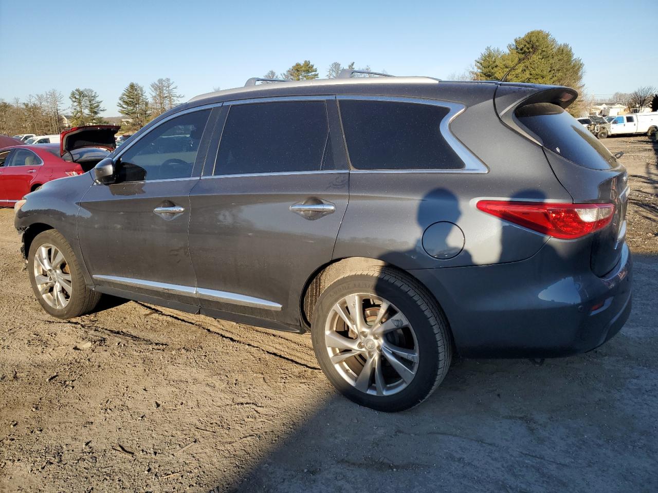 2013 Infiniti JX VIN 5N1AL0MM1DC306035 Copart auction photo, front end / minor dent/scratches damage thumbnail 2
