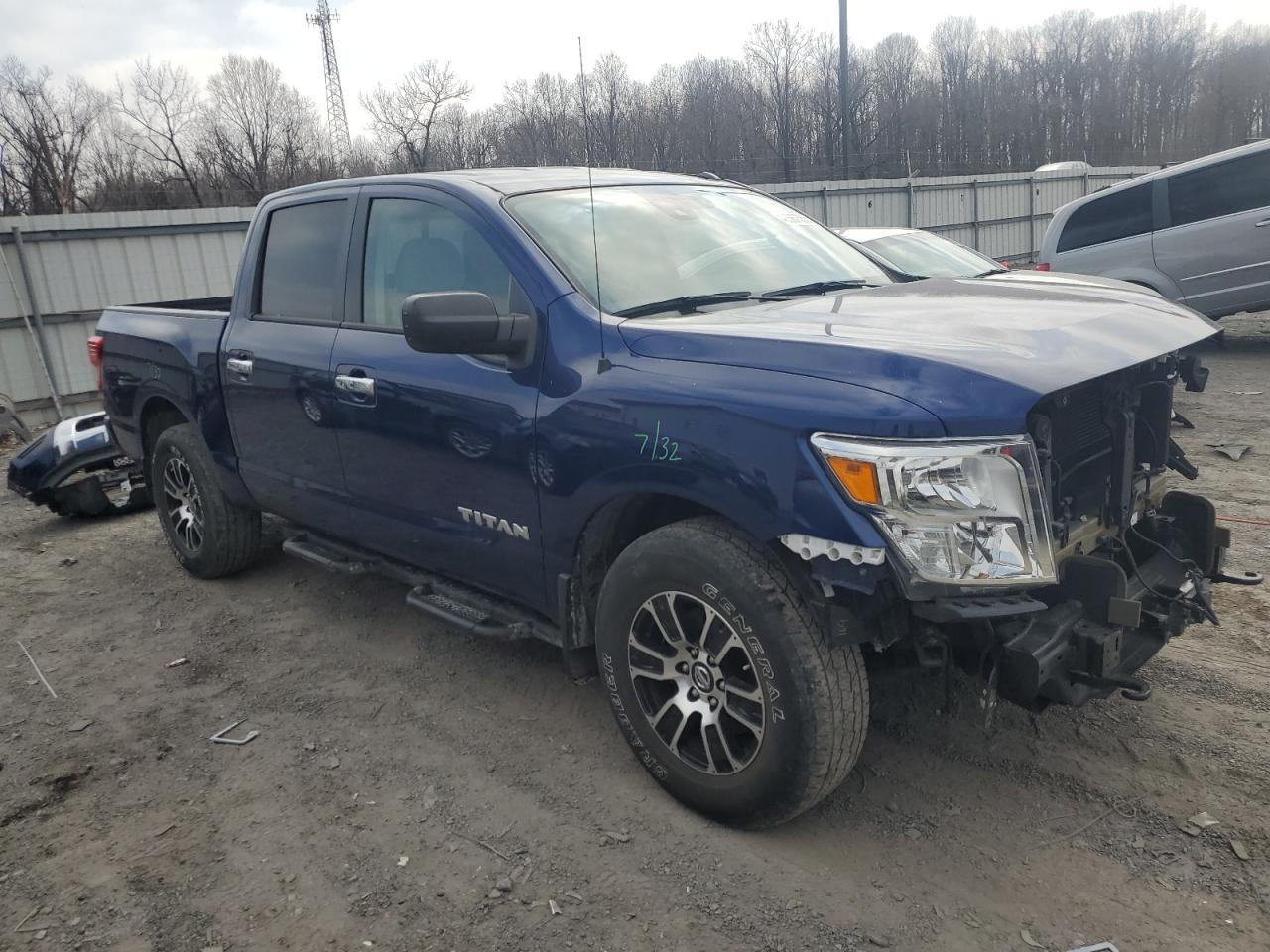 2021 Nissan Titan VIN 1N6AA1EDXMN502930 Copart auction photo, front end / minor dent/scratches damage thumbnail 4
