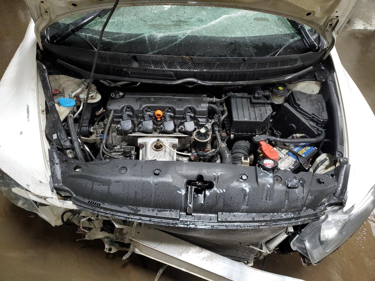 2008 Honda Civic VIN 1HGFA16898L076645 Copart auction photo, rollover damage thumbnail 11