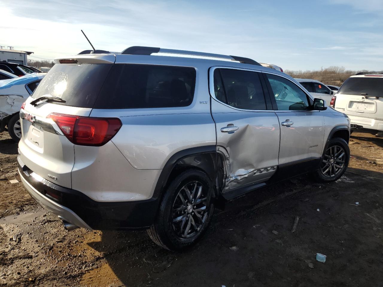 2019 GMC Acadia VIN 1GKKNULS9KZ276369 Copart auction photo, side damage thumbnail 3