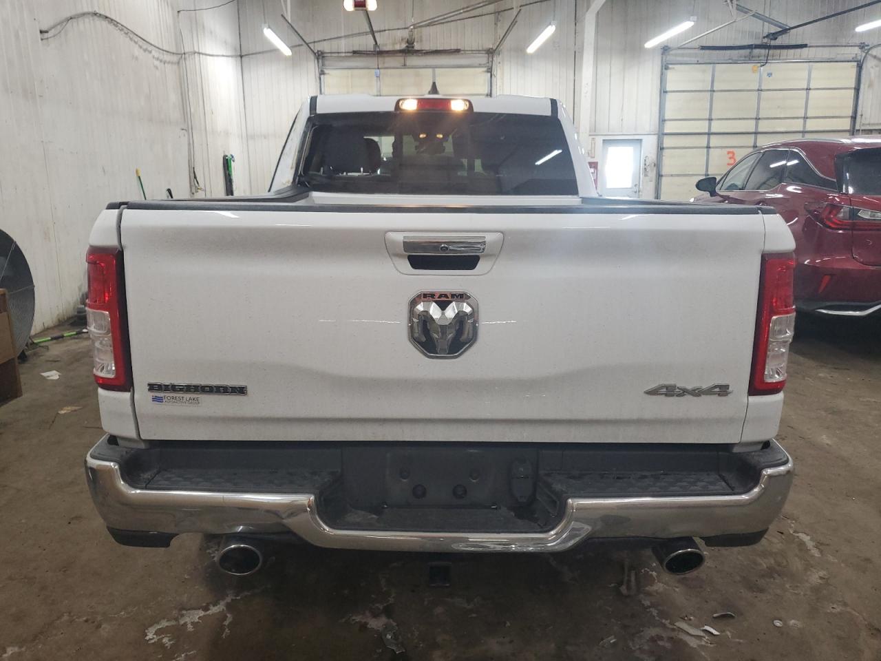 2019 RAM 1500 VIN 1C6SRFBTXKN915587 Copart auction photo, front end / side damage thumbnail 6