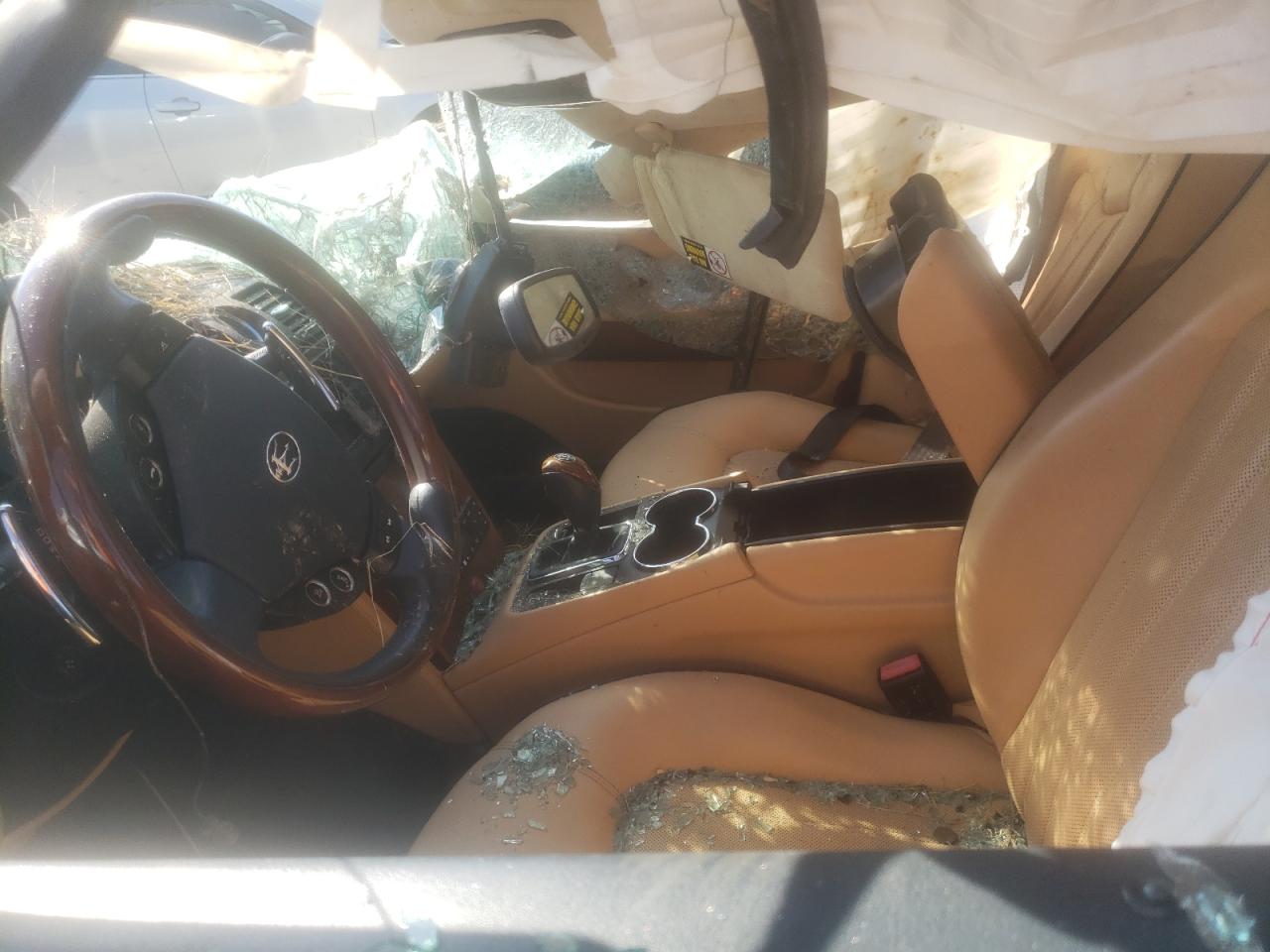 2008 Maserati Quattroporte VIN ZAMFE39A380033185 Copart auction photo, rollover damage thumbnail 5