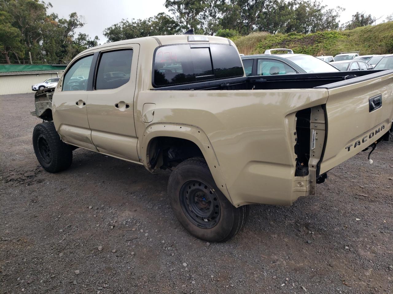2017 Toyota Tacoma VIN 3TMCZ5AN2HM076564 Copart auction photo, all over damage thumbnail 2