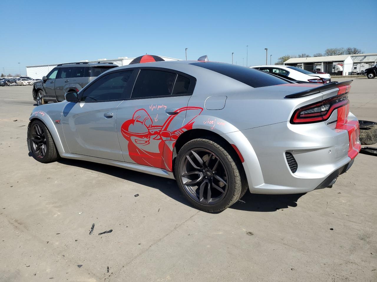 2020 Dodge Charger VIN 2C3CDXGJXLH252111 Copart auction photo, front end / side damage thumbnail 2