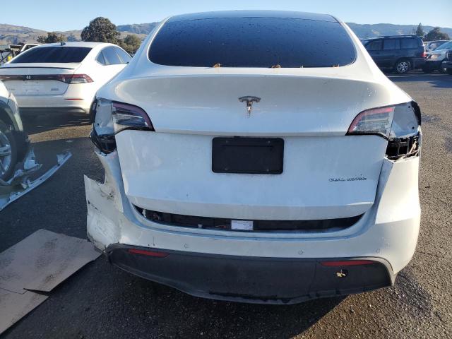 2020 Tesla Model Y VIN 5YJYGDEE7LF050362 Copart auction photo, front end / rear end damage thumbnail 6