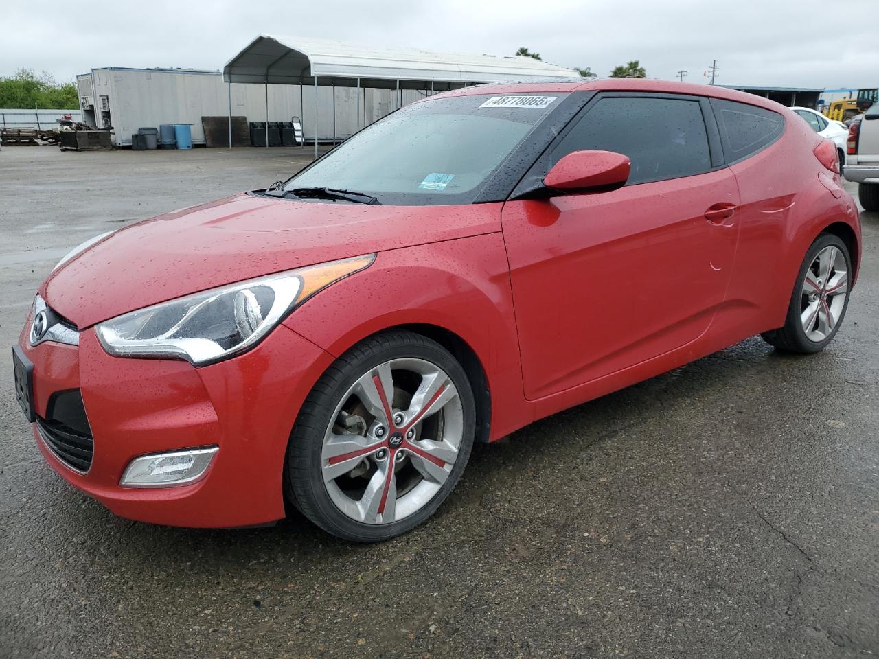 2017 Hyundai Veloster VIN KMHTC6AD0HU315518 - Copart auction photo