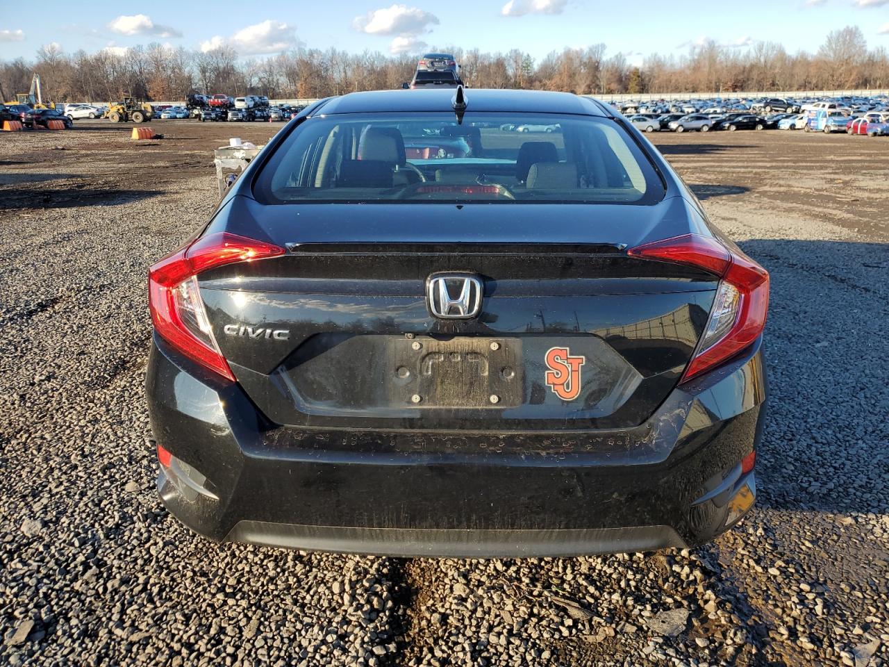 2017 Honda Civic VIN 19XFC1F36HE205513 Copart auction photo, front end / mechanical damage thumbnail 6