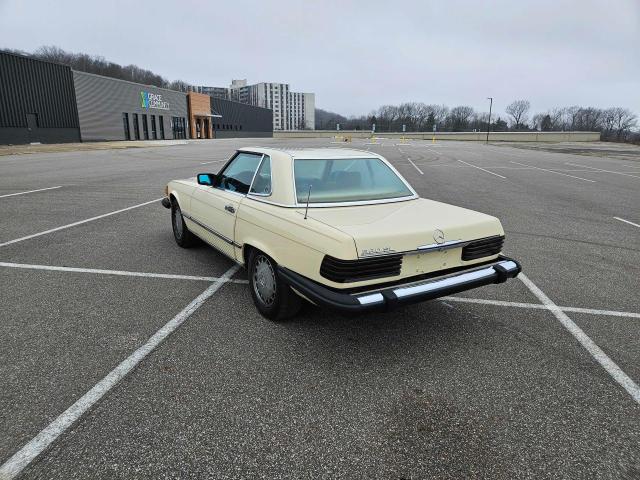 1987 Mercedes-Benz SL-klasse VIN WDBBA48D5HA061899 Copart auction photo, minor dent/scratches / normal wear damage thumbnail 3