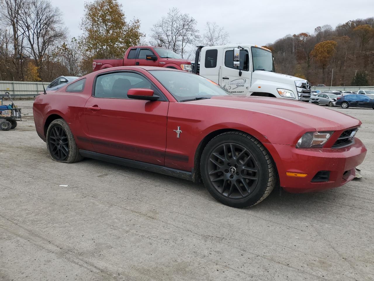 2012 Ford Mustang VIN 1ZVBP8AM4C5255937 Copart auction photo, side / undercarriage damage thumbnail 4