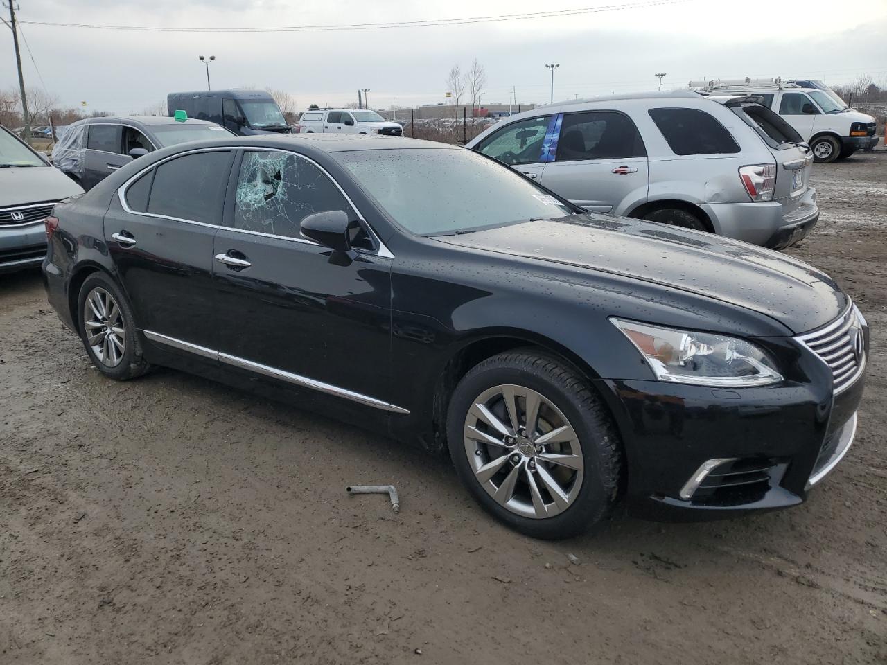 2016 Lexus LS VIN JTHCL5EF7G5026105 Copart auction photo, burn / mechanical damage thumbnail 4