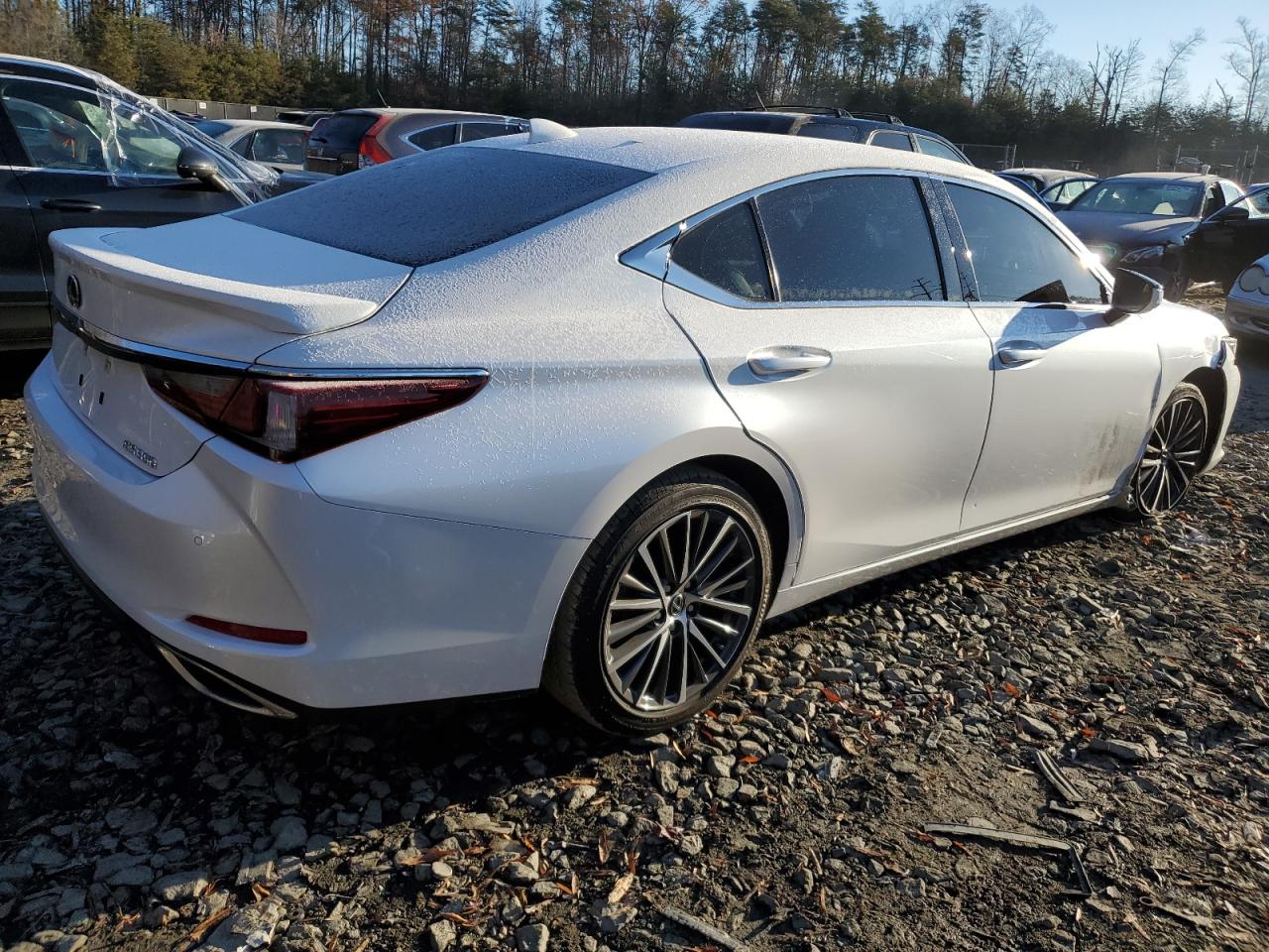 2022 Lexus ES VIN 58ADZ1B13NU123086 Copart auction photo, undercarriage / side damage thumbnail 3