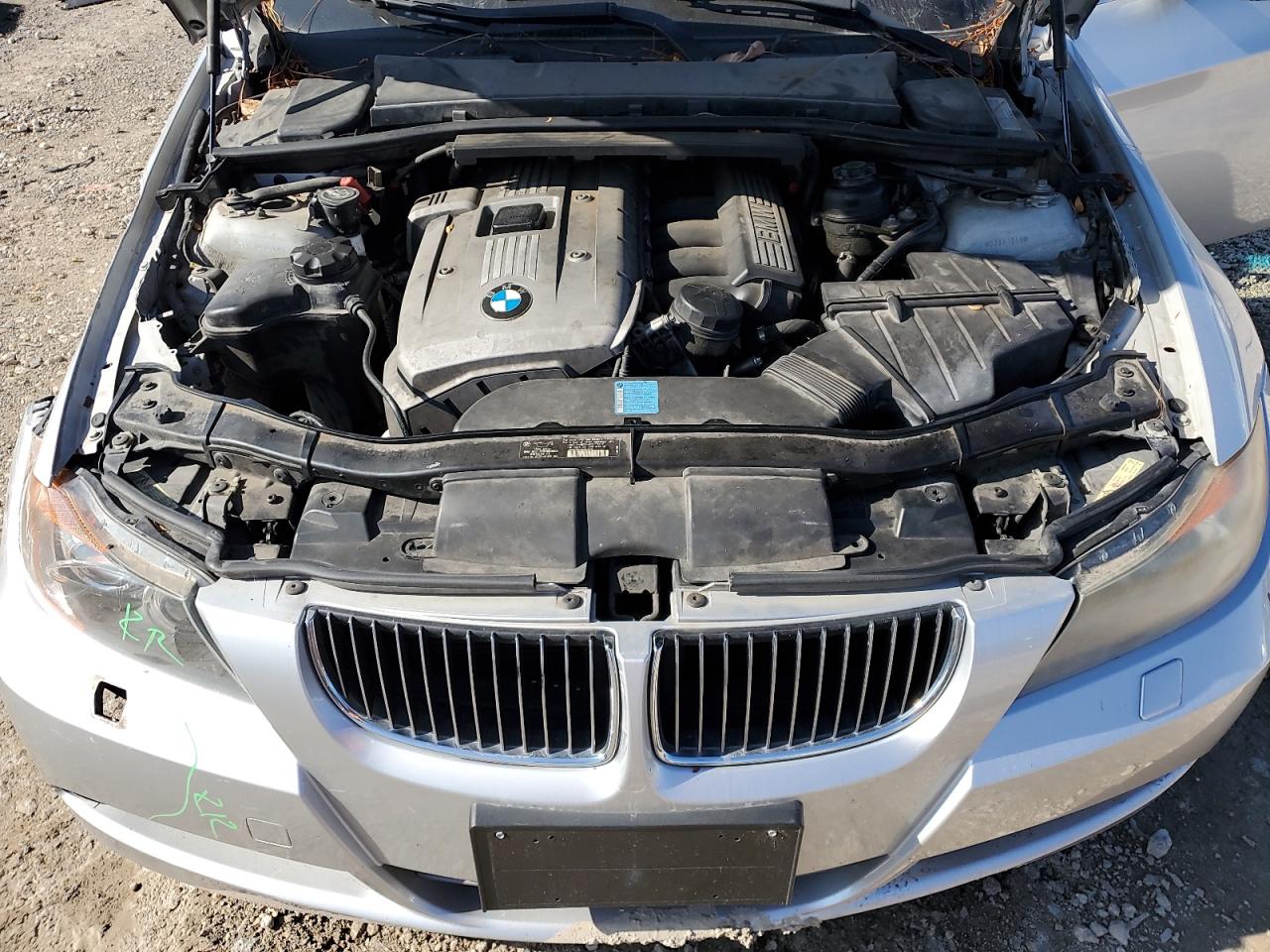 2006 BMW 3er VIN WBAVD33576KV61227 Copart auction photo, side damage thumbnail 11