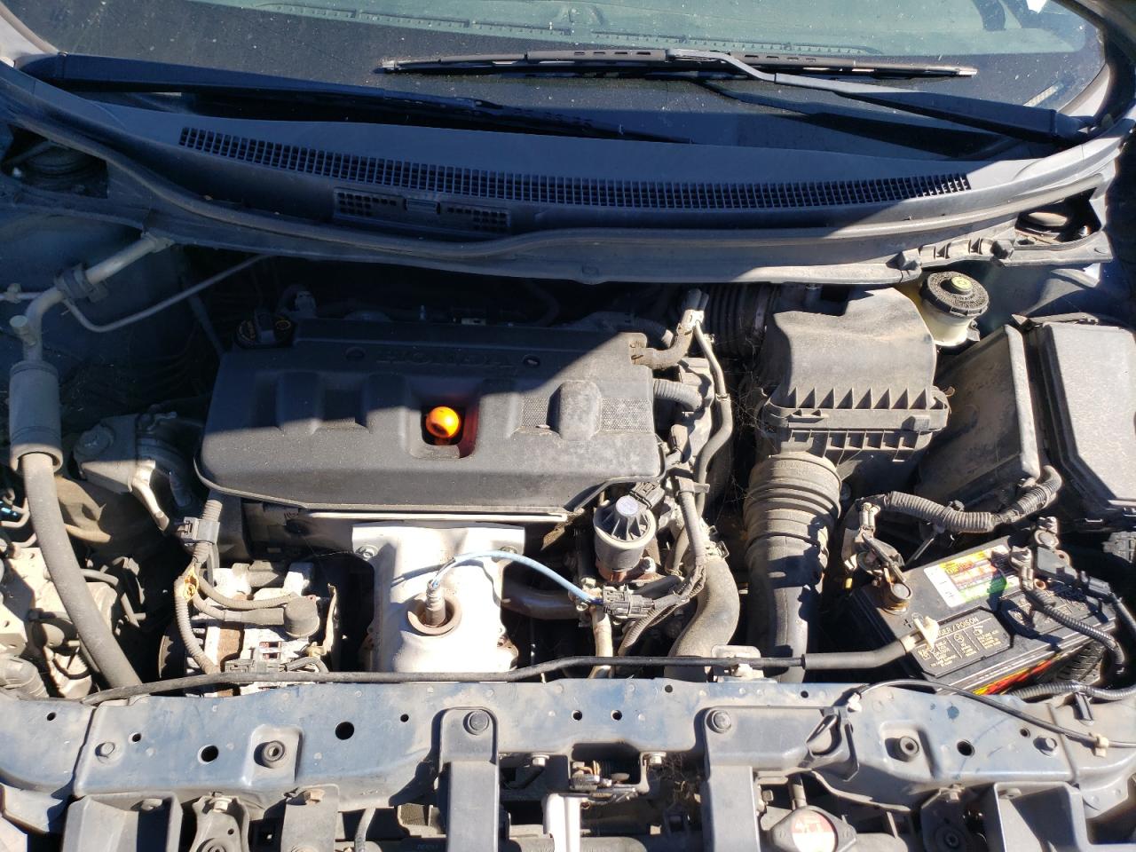 2012 Honda Civic VIN 2HGFG3B58CH548474 Copart auction photo, rear end / side damage thumbnail 13