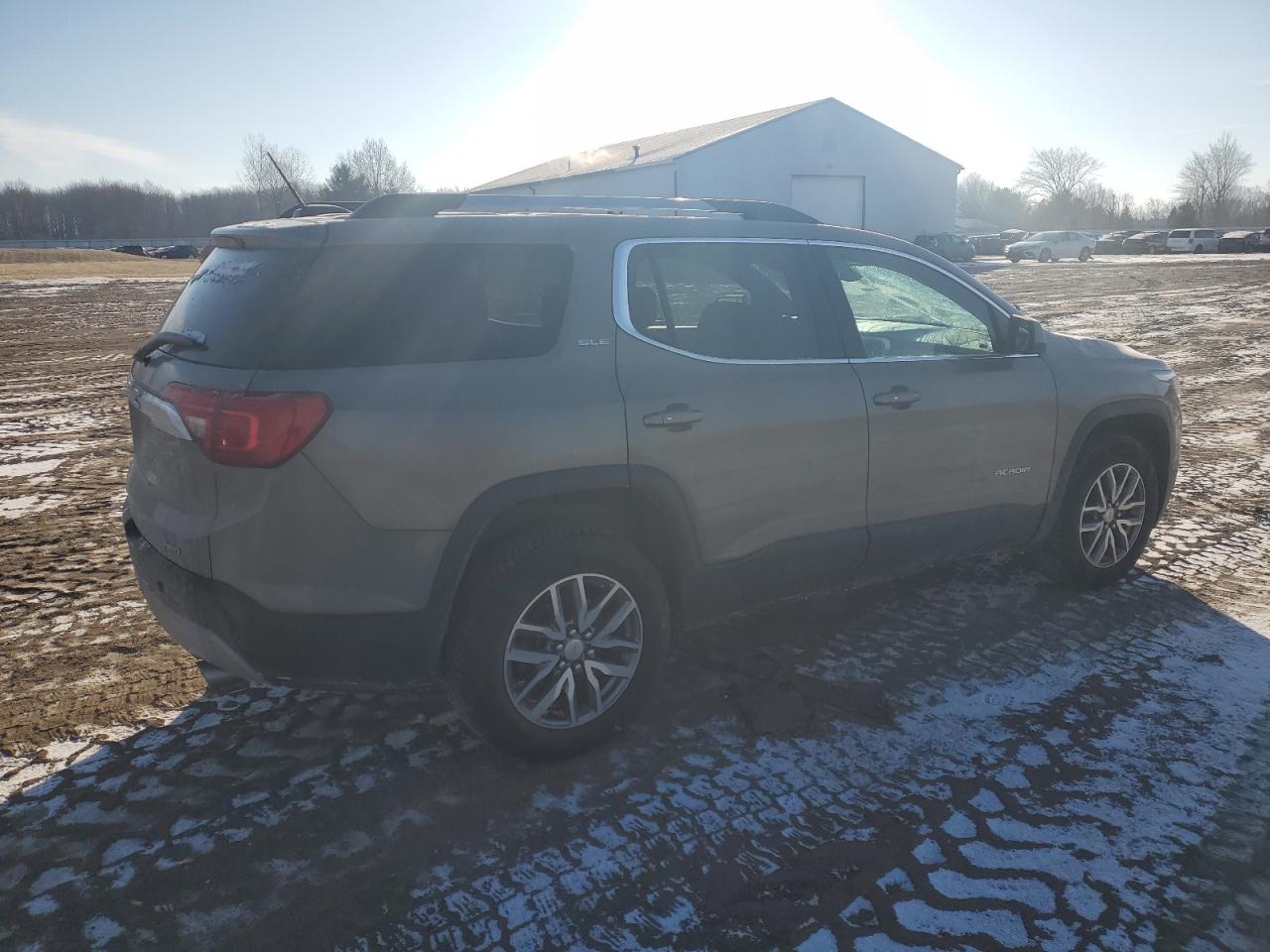 2019 GMC Acadia VIN 1GKKNSLSXKZ107501 Copart auction photo, top/roof damage thumbnail 3