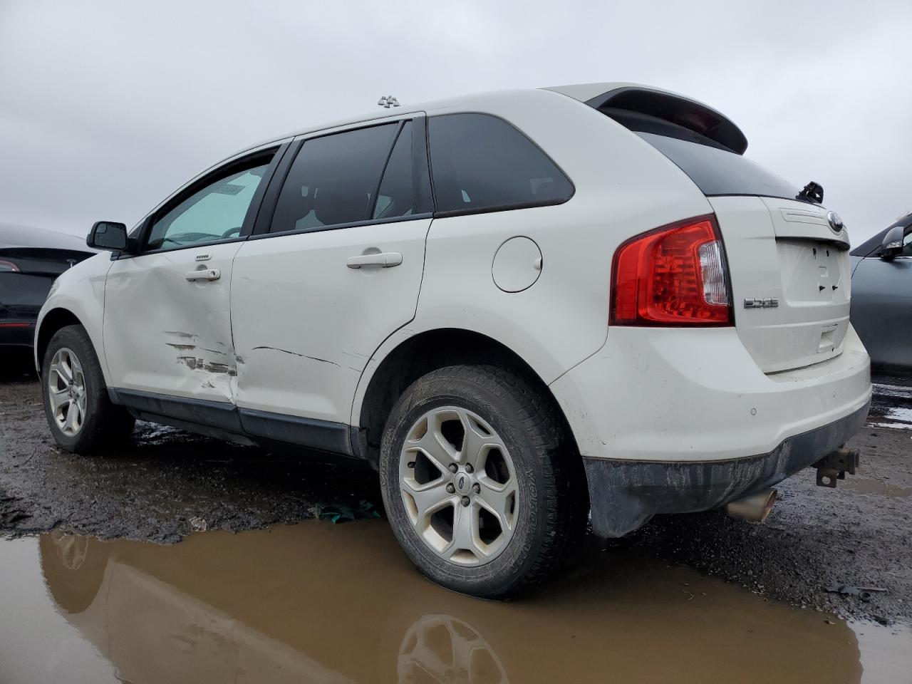 2013 Ford Edge VIN 2FMDK3JC9DBB74252 Copart auction photo, side damage thumbnail 2