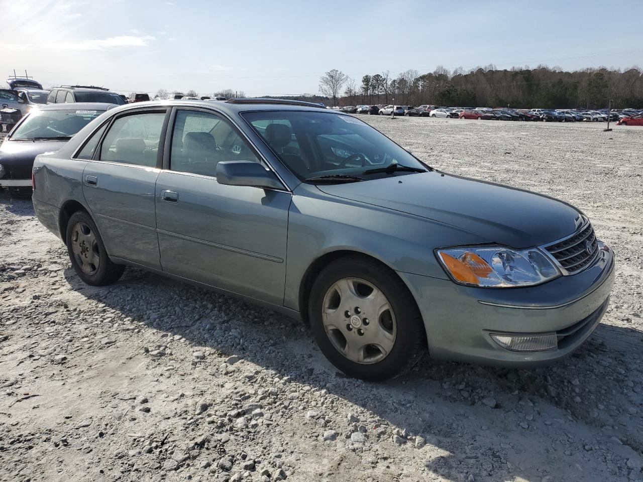 2003 Toyota Avalon VIN 4T1BF28B63U306539 Copart auction photo, rear end / side damage thumbnail 4