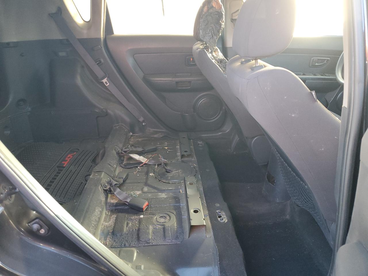 2012 KIA Soul VIN KNDJT2A53C7748769 Copart auction photo, burn - interior damage thumbnail 10