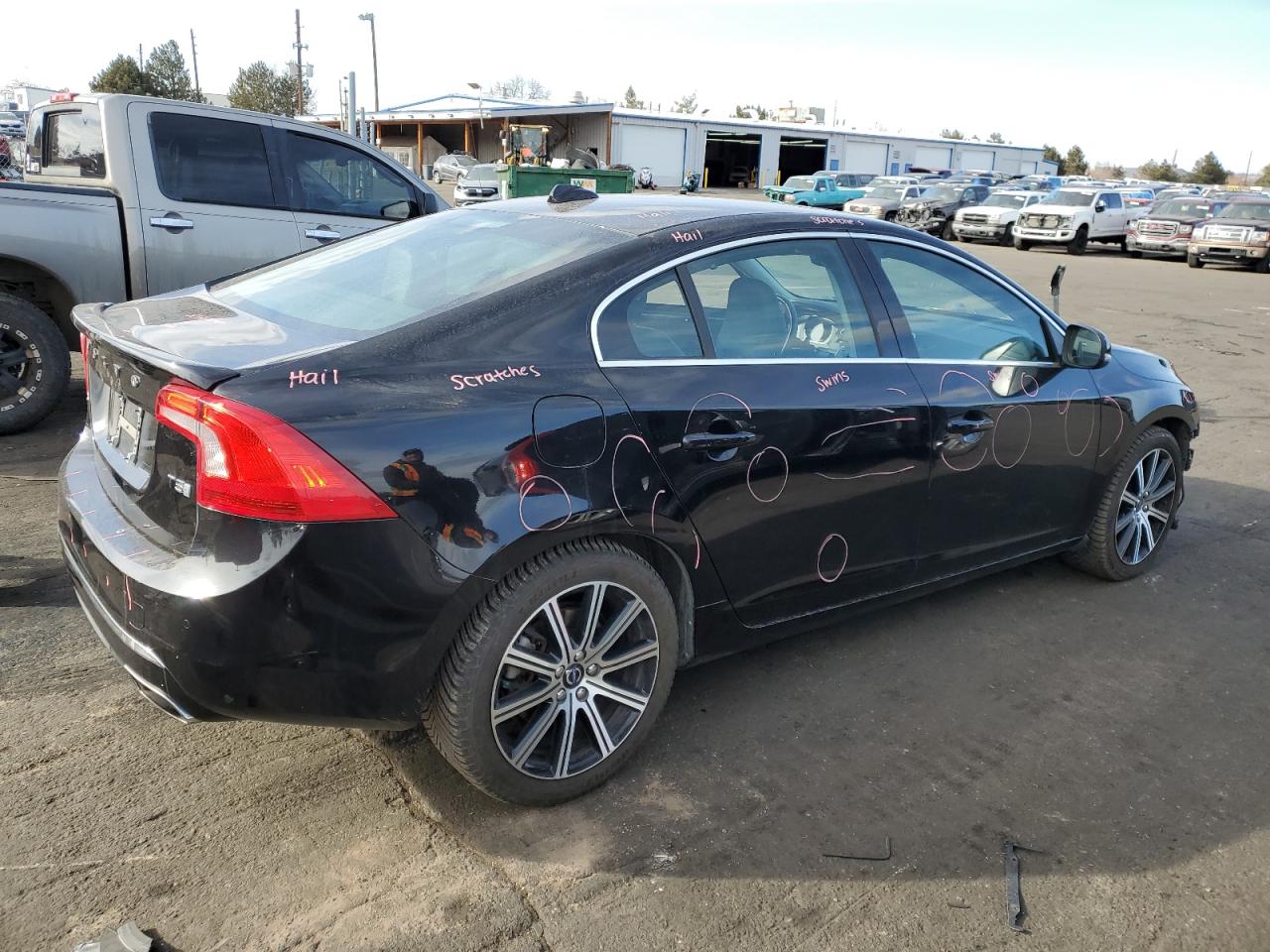 2016 Volvo S60 VIN LYV402FM2GB092538 Copart auction photo, front end damage thumbnail 3