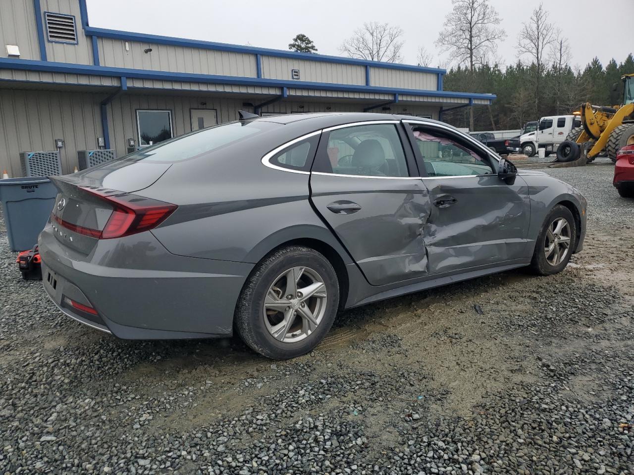 2020 Hyundai Sonata VIN 5NPEG4JA8LH015014 Copart auction photo, side damage thumbnail 3