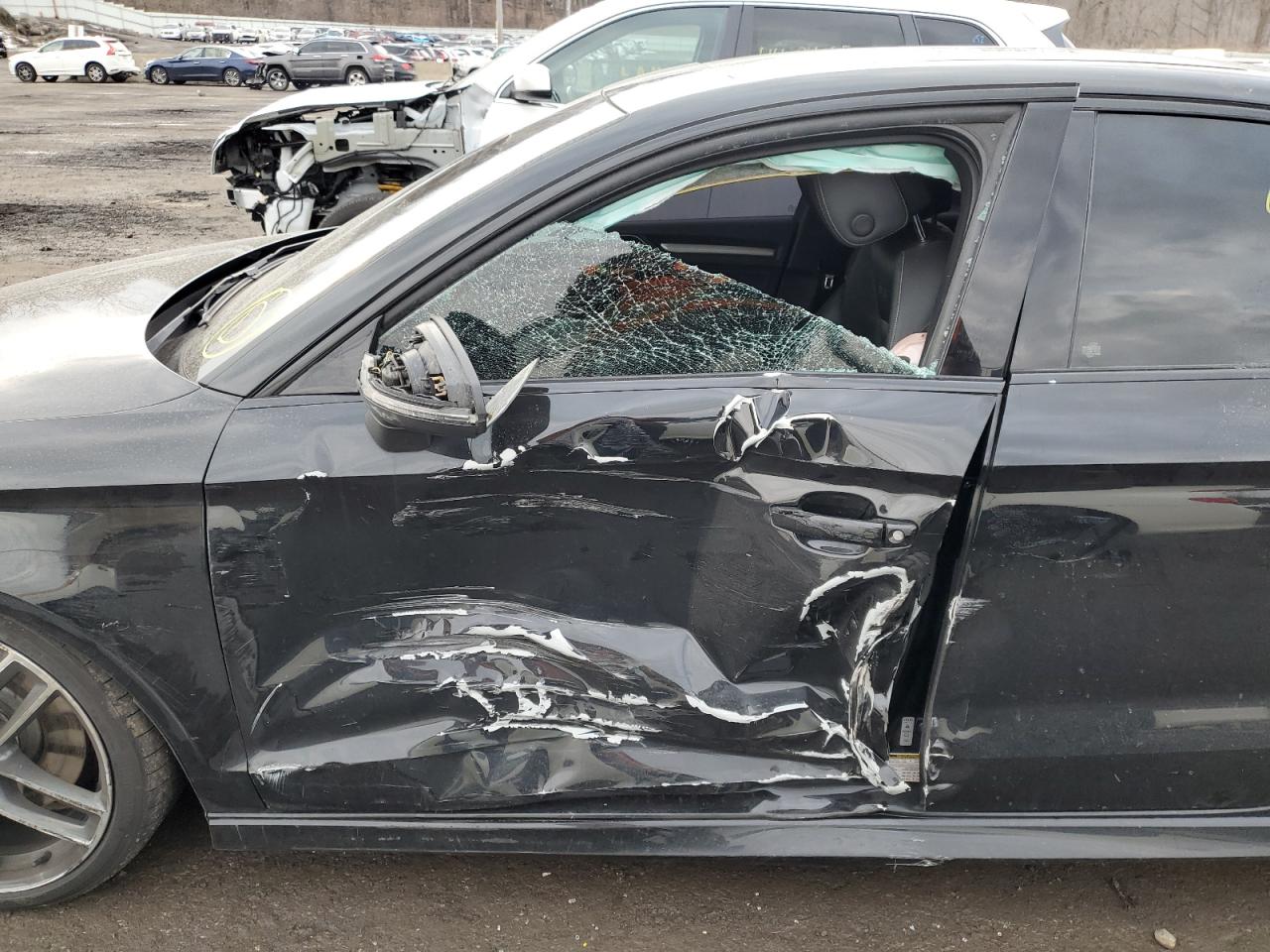 2015 Audi S3 VIN WAUBFGFF9F1101873 Copart auction photo, side / front end damage thumbnail 7