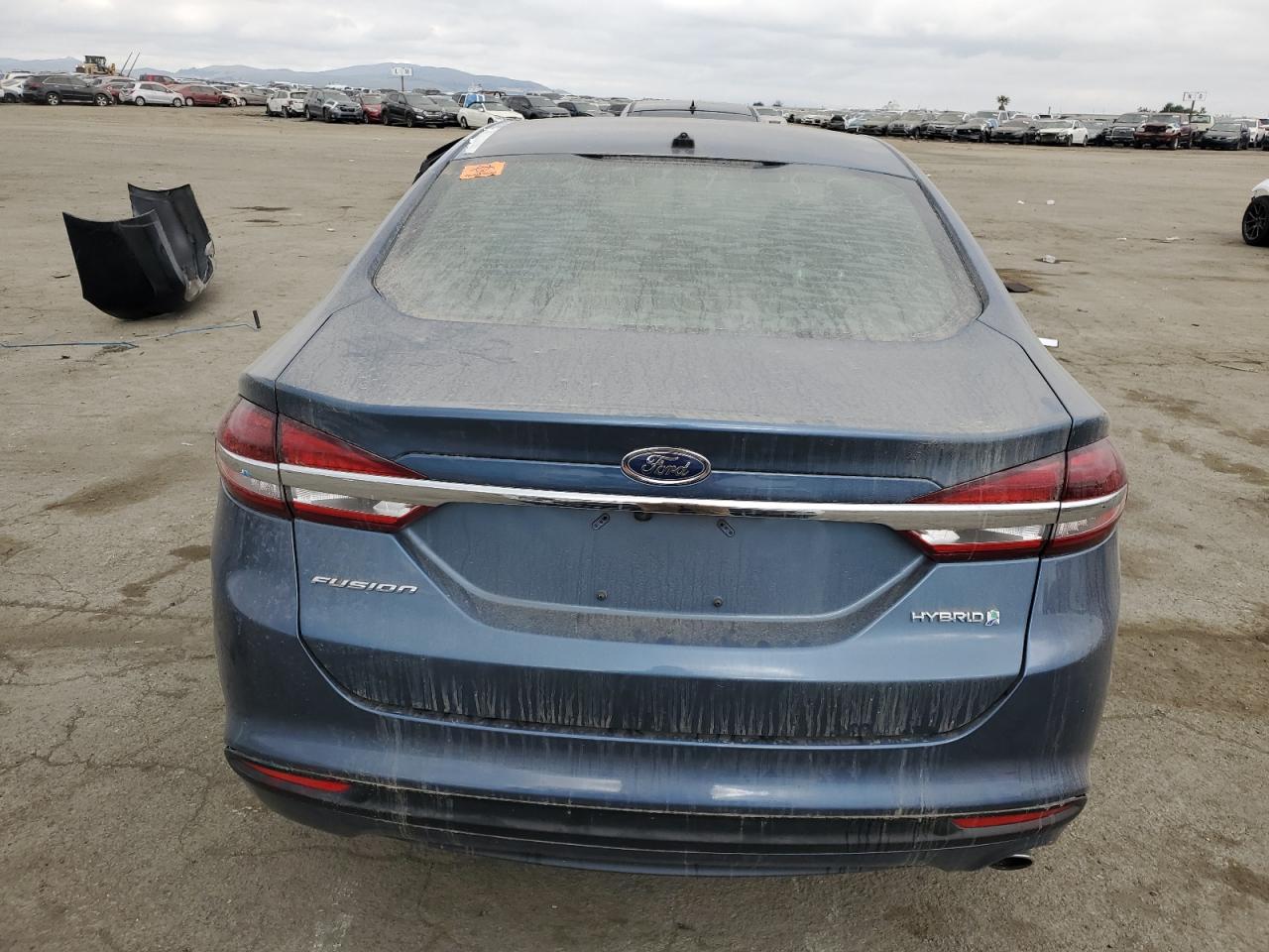 2018 Ford Fusion VIN 3FA6P0UU5JR137090 Copart auction photo, side damage thumbnail 6
